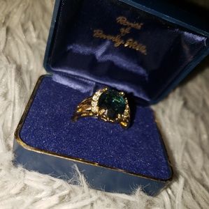 Ronte Faux Emerald Ring